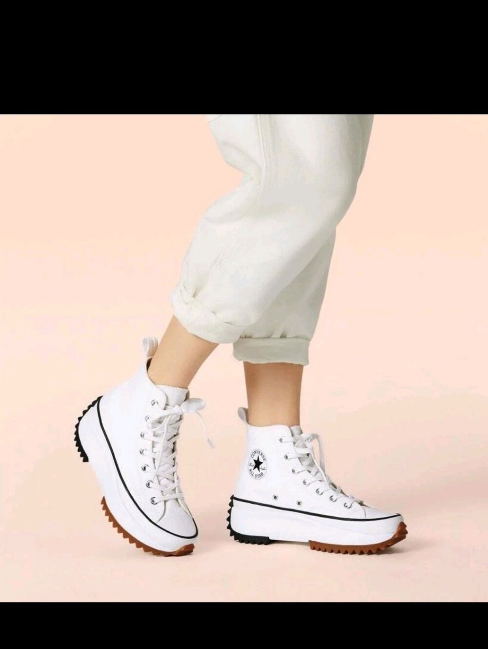 Converse Run Star Hike H White Gum Shoes Unisex -